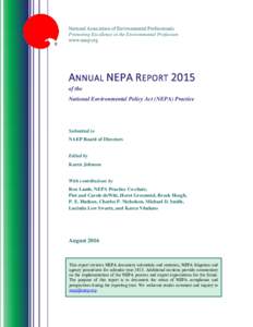 Microsoft Word - NEPA_Annual_Report_2015.docx