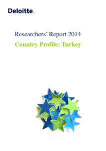 Researchers’ Report 2014 Country Profile: Turkey TABLE OF CONTENTS 1.