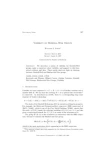 587  Documenta Math. Visibility of Mordell-Weil Groups William A. Stein1
