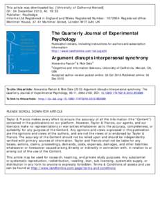 This article was downloaded by: [University of California Merced] On: 04 December 2013, At: 19:33 Publisher: Routledge Informa Ltd Registered in England and Wales Registered Number: Registered office: Mortimer Ho