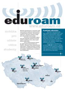 www.eduroam.cz mobilita pro učitele vědce studenty