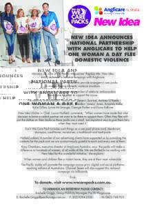 WE CARE PACKS NEW IDEA ANNOUNCES NATIONAL PARTNERSHIP WITH ANGLICARE TO HELP