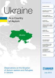 QUICK NAVIGATION  Ukraine As a Country of Asylum