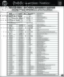 CU  Public Auction Notice STO M S