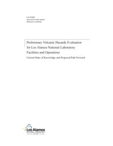 Preliminary volcanic hazards evaluation for Los Alamos National Laboratory facilities and operatons