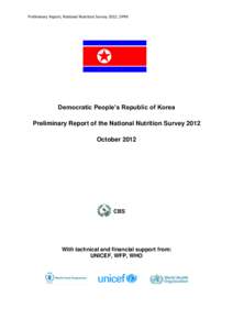 Model nutrition assessment report (based on the SCF handbook)
