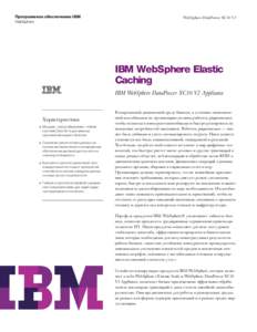 Программное обеспечение IBM WebSphere WebSphere DataPower XC10 V2  IBM WebSphere Elastic