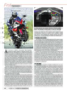 First Impression 2012 Yamaha YZF-R1 TCS Allows Controlled Rear Wheel Steering!