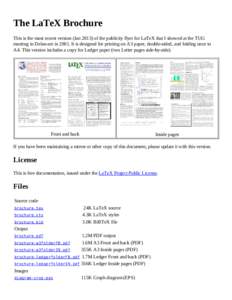 Desktop publishing software / Macro programming languages / Vector graphics / Computer file formats / Open formats / BibTeX / LaTeX / TeX / Portable Document Format / Computing / Application software / Computer graphics