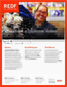©REDF. Updated JulyGoodwill of Silicon Valley www.goodwillsv.org | Silicon Valley, CA  At a Glance