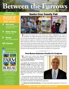 Between the Furrows A Santa Cruz County Farm Bureau Monthly Publication october 2017 Volume 40, Issue 9