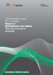 Report 3—Smartphones and tablets (Comms report[removed]series)