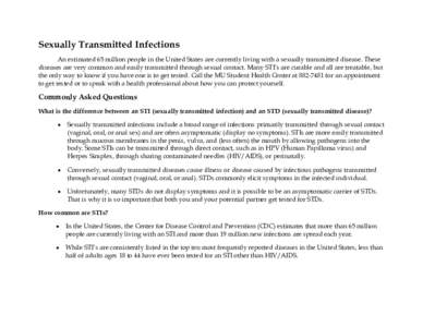 Microsoft Word - Sexually Transmitted Infectionsrev.doc