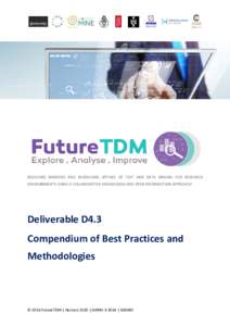 Microsoft Word - D4.3 Compendium of Best Practices and Methodologies FutureTDM 0.7.docx