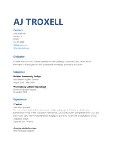 AJ TROXELL Contact 1409 West Ash Decatur, IL[removed]9668