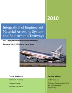 Integration of Engineered Material Arresting System and End-Around Taxiways
