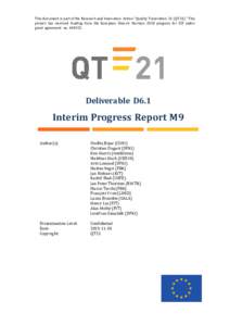 This document is part of the Research and Innovation Action “Quality Translation 21 (QT21).” This project has received funding from the European Union’s Horizon 2020 program for ICT under grant agreement no