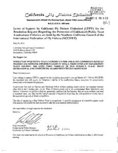 Letter from Enea Antonicelli supporting NCCFFF resolution, dated May 5, 2014