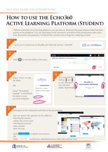 04. How to use the Echo360 active learning platform (Student).ai