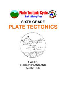 SIXTH GRADE  PLATE TECTONICS 1 WEEK LESSON PLANS AND