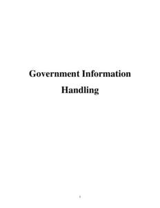Government Information Handling 1  2