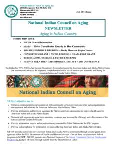 National Indian Council on Aging, Inc[removed]Montgomery Blvd. NE, Suite 210 Albuquerque NM[removed]Phone[removed]Fax[removed]www.nicoa.org