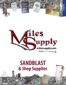 Sandblast  milessupply.com Equipment