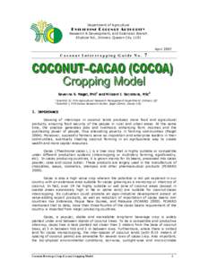 Crops / Chocolate / Non-timber forest products / Agriculture in Mesoamerica / Theobroma cacao / Cocoa bean / Coconut / Intercropping / Copra / Agroforestry / Environmental effects of cocoa production