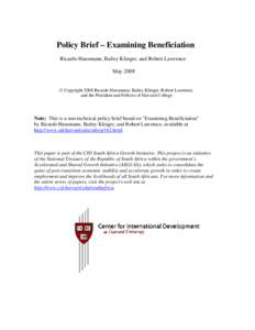 Microsoft Word - Beneficiation_Policy_Brief.doc