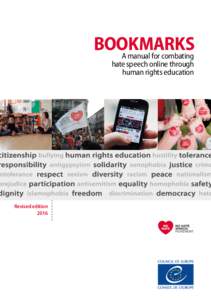 BOOKMARKS A manual for combating hate speech online through human rights education  Revised edition