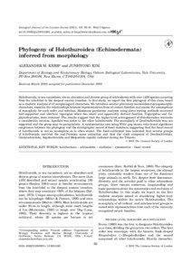 Zoological Journal of the Linnean Society (2001), 133: 63–81. With 5 figures doi:[removed]zjls[removed], available online at http://www.idealibrary.com on
