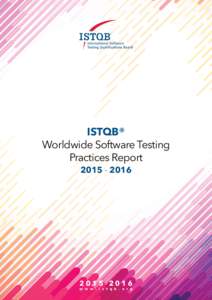 ISTQB® Worldwide Software Testing Practices Report