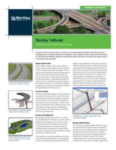 Product Data Sheet  Bentley InRoads ®  ®