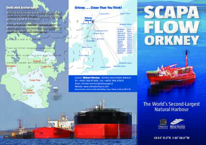 Dedicated Anchorages  SCAPA FLOW  OrkneyCloser Than You Think!
