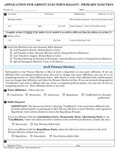2018_Primary Absentee Request Form.indd