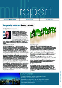 report MULLINS Issue Number 74  Newsletter of Mullins Lawyers