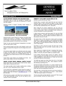 GENERAL AVIATION NEWS Volume 23, Issue 12  December 2015