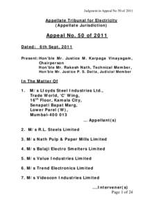 Appellate Tribunal for Electricity