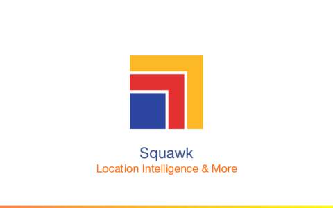 Squawk  Location Intelligence & More © 2014 Tiburon Research Asking vs Knowing