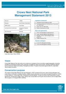 Six Mile Creek Conservation Park Draft