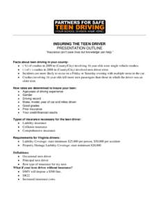 Partners for Safe Teen Drivers
