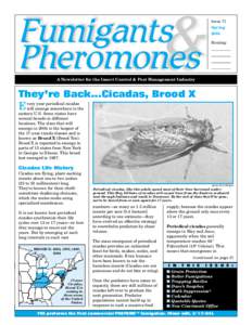 &  Fumigants Pheromones  Issue 71