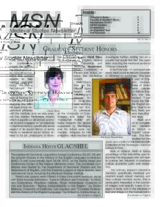 MSN  Inside: Director’s Note				2 Faculty & Student News		 3