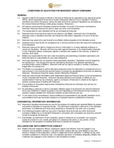 Microsoft Word - Conditions of Quotation - short form.doc
