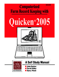 Computerized Farm Record Keeping with Bulletin 920  Quicken 2005