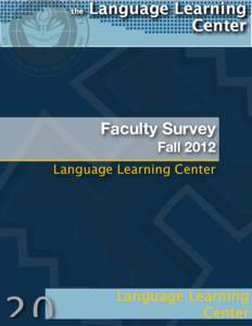 the  Language Learning Center  Faculty Survey