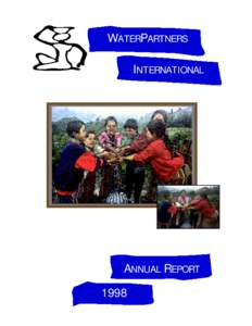 WATERPARTNERS INTERNATIONAL ANNUAL REPORT 1998