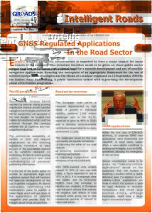 Intelligent Roads  GNSS Introduction in the road sector Issue 04 - Oct 2006