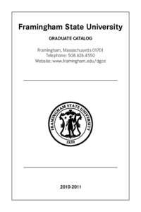 Framingham State University Graduate Catalog H  AM