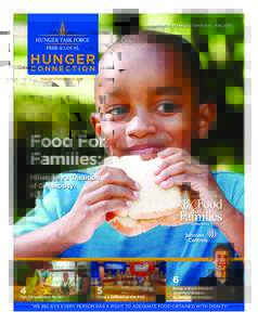 p!  A publication of Hunger Task Force | Fall 2015 HUNGER CONNECTION